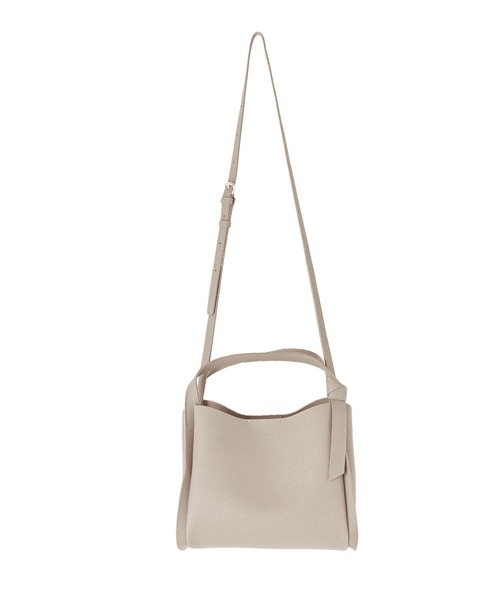 STYLE DELI（スタイルデリ）の「【DELI by】本革2WAYスリムハンドルショルダーバッグ（ショルダーバッグ・レディース・ブラック/グレー/アイボリー・FREE）」の20枚目の写真