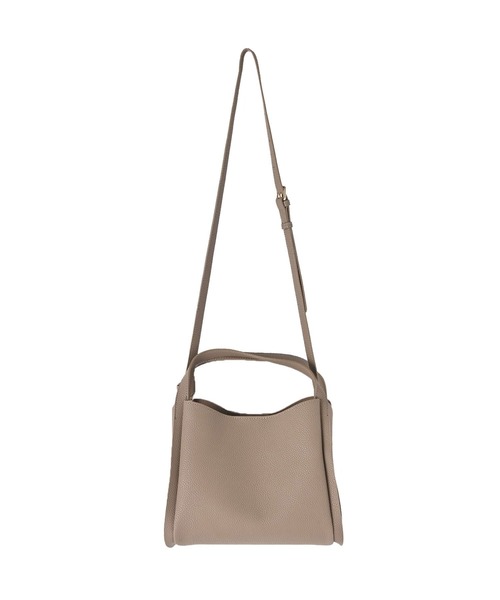 STYLE DELI（スタイルデリ）の「【DELI by】本革2WAYスリムハンドルショルダーバッグ（ショルダーバッグ・レディース・ブラック/グレー/アイボリー・FREE）」の21枚目の写真