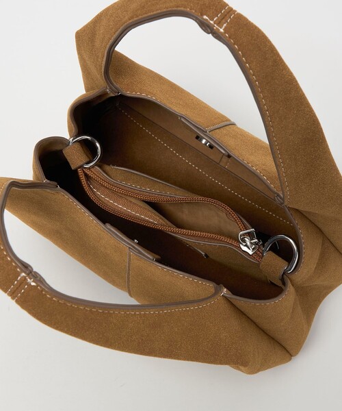 EMMEL REFINES（エメルリファインズ）の「＜EMMEL REFINES＞EM スウェードライク 2WAY トートバッグ（トートバッグ・レディース・ライトピンク/ブラウン/パープル・FREE）」の17枚目の写真