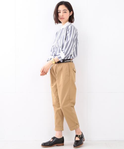BEAMS BOY（ビームスボーイ）の「【FUDGE5月号掲載】BEAMS BOY / タイプライター クレリックシャツ（シャツ/ブラウス・レディース・グレー/ブルー・ONE SIZE）」の15枚目の写真