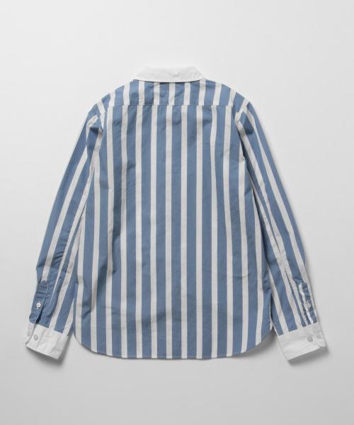 BEAMS BOY（ビームスボーイ）の「【FUDGE5月号掲載】BEAMS BOY / タイプライター クレリックシャツ（シャツ/ブラウス・レディース・グレー/ブルー・ONE SIZE）」の10枚目の写真