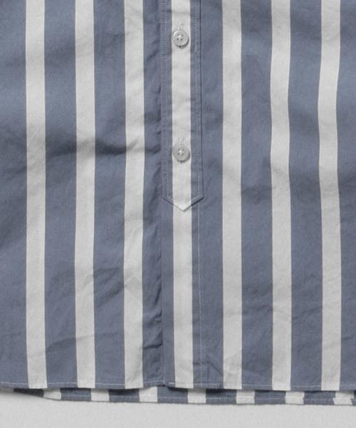 BEAMS BOY（ビームスボーイ）の「【FUDGE5月号掲載】BEAMS BOY / タイプライター クレリックシャツ（シャツ/ブラウス・レディース・グレー/ブルー・ONE SIZE）」の21枚目の写真