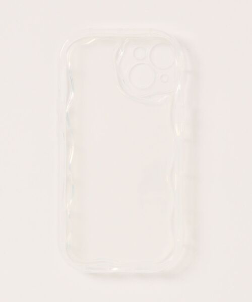 UP START(アップスタート)の「【456789】ぷっくりクリアアイフォンケース(RO)(スマホケース/カバー・レディース・クリア・iPhone 15/iPhone 14/iPhone 16)」の3枚目の写真