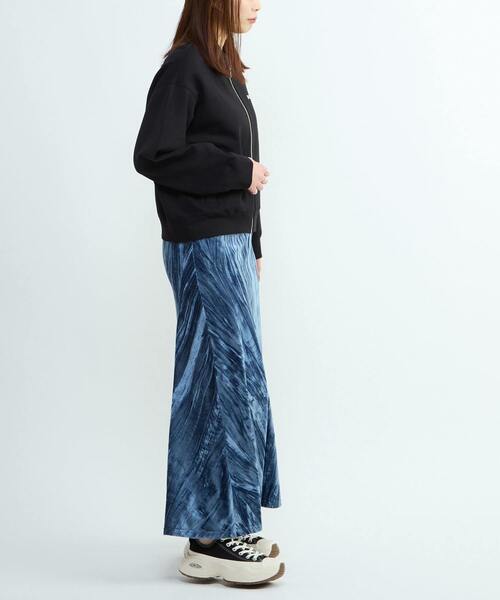 CONVERSE TOKYO(コンバーストウキョウ)の「BACK STAR★ SWEAT BLOUSON(ブルゾン・レディース・グレー/グリーン/ブラック・FREE)」の12枚目の写真