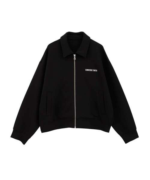 CONVERSE TOKYO(コンバーストウキョウ)の「BACK STAR★ SWEAT BLOUSON(ブルゾン・レディース・グレー/グリーン/ブラック・FREE)」の13枚目の写真