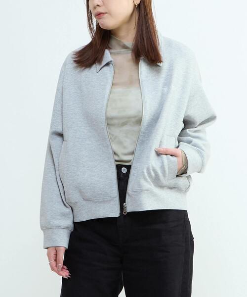 CONVERSE TOKYO(コンバーストウキョウ)の「BACK STAR★ SWEAT BLOUSON(ブルゾン・レディース・グレー/グリーン/ブラック・FREE)」の15枚目の写真