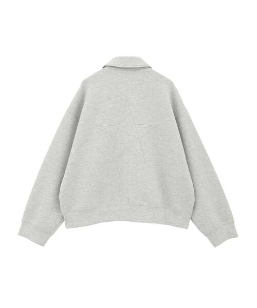 CONVERSE TOKYO(コンバーストウキョウ)の「BACK STAR★ SWEAT BLOUSON(ブルゾン・レディース・グレー/グリーン/ブラック・FREE)」の19枚目の写真