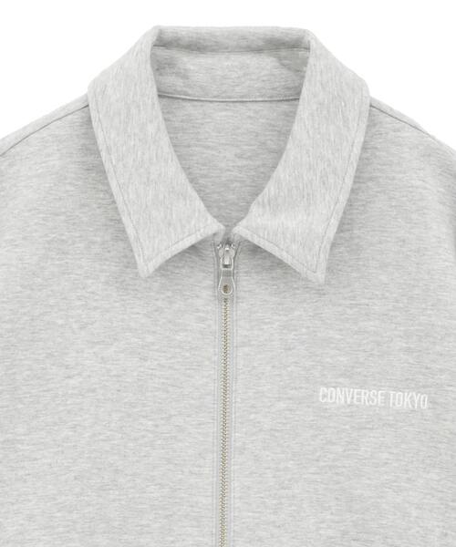 CONVERSE TOKYO(コンバーストウキョウ)の「BACK STAR★ SWEAT BLOUSON(ブルゾン・レディース・グレー/グリーン/ブラック・FREE)」の20枚目の写真
