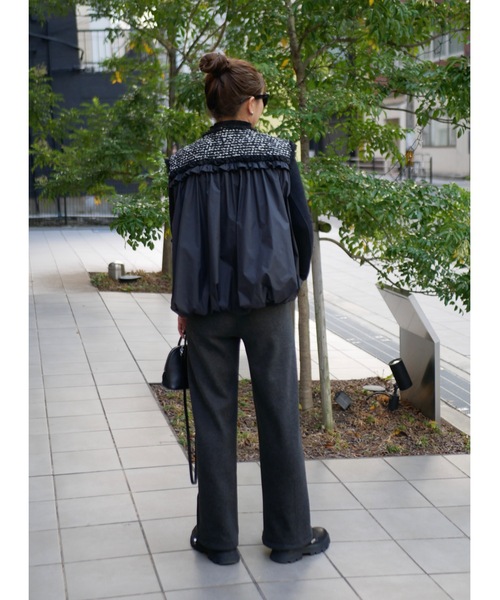 BeBeoD(べベッド)の「2wayブラッシュドバックスウェットパンツ(スウェットパンツ・レディース・ブラック/アイボリー/イエロー/ライトグレー/チャコールグレー・フリー)」の8枚目の写真