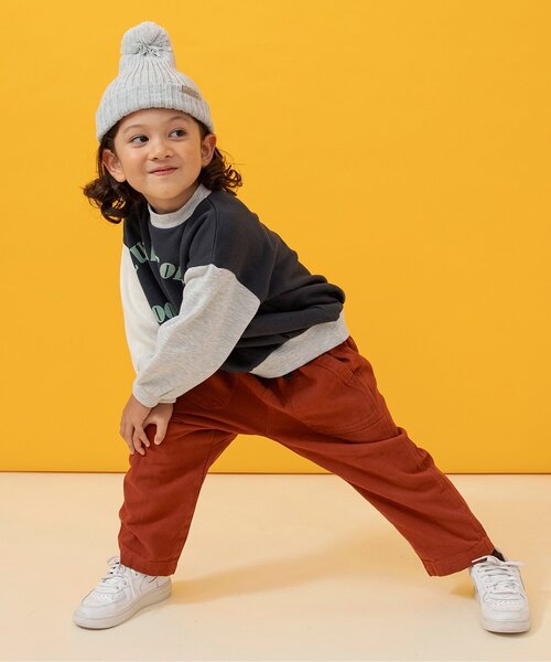 BREEZE（ブリーズ）の「あったかクライミングパンツ_ジュニア対応（その他パンツ・キッズ・レンガ/グリーン/ネイビー/キナリ/ベージュ/ブラック・160/150/140/130/120/110/100/90）」の16枚目の写真