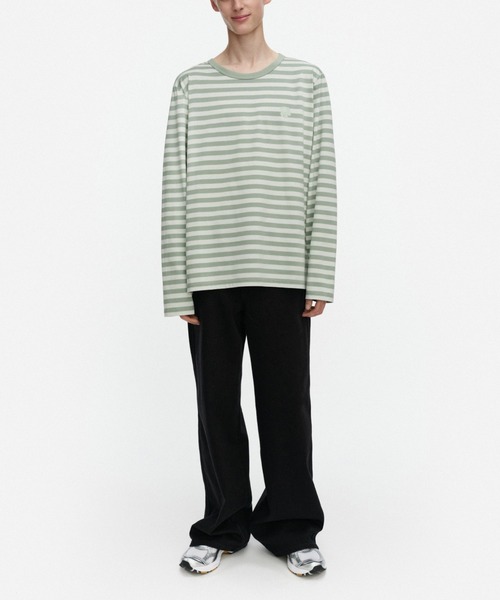 marimekko(マリメッコ)の「【kioski】 Tasaraita Unikko / shirt(Tシャツ/カットソー・レディース・ライトグリーン・SMALL/X-SMALL/MEDIUM/X-LARGE/LARGE)」の5枚目の写真