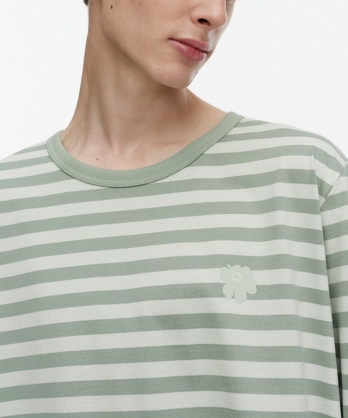 marimekko(マリメッコ)の「【kioski】 Tasaraita Unikko / shirt(Tシャツ/カットソー・レディース・ライトグリーン・SMALL/X-SMALL/MEDIUM/X-LARGE/LARGE)」の8枚目の写真