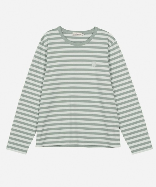 marimekko(マリメッコ)の「【kioski】 Tasaraita Unikko / shirt(Tシャツ/カットソー・レディース・ライトグリーン・SMALL/X-SMALL/MEDIUM/X-LARGE/LARGE)」の9枚目の写真