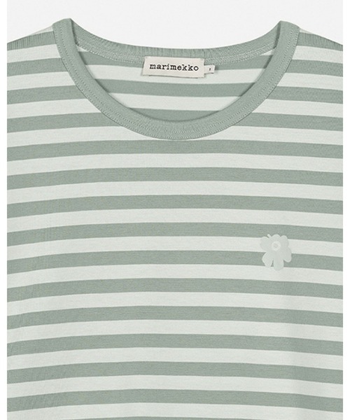 marimekko(マリメッコ)の「【kioski】 Tasaraita Unikko / shirt(Tシャツ/カットソー・レディース・ライトグリーン・SMALL/X-SMALL/MEDIUM/X-LARGE/LARGE)」の11枚目の写真