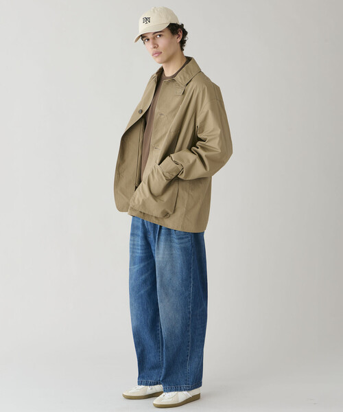 DANTON（ダントン）の「DANTON | コットンツイル 配色6パネルキャップ UNISEX（キャップ・レディース・ダークネイビー/ベージュ系その他/ホワイト系その他・F）」の4枚目の写真