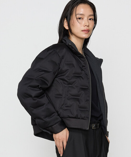 COMME CA（コムサ）の「シームレス ダウン（ダウンジャケット/コート・レディース・ベージュ・11号）」の8枚目の写真