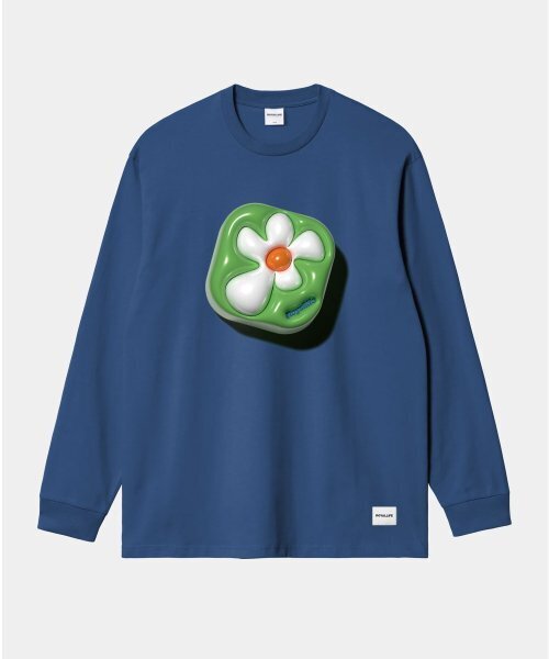 ROYALLIFE(ロイヤルライフ)の「RLLR3007 3Dバルーングラフィックロングスリーブ - ブルー(Tシャツ/カットソー・メンズ・ブルー・LARGE/X-LARGE)」の1枚目の写真