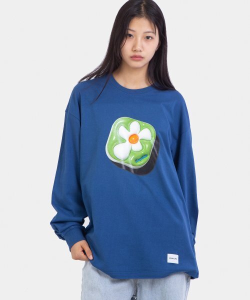 ROYALLIFE(ロイヤルライフ)の「RLLR3007 3Dバルーングラフィックロングスリーブ - ブルー(Tシャツ/カットソー・メンズ・ブルー・LARGE/X-LARGE)」の2枚目の写真