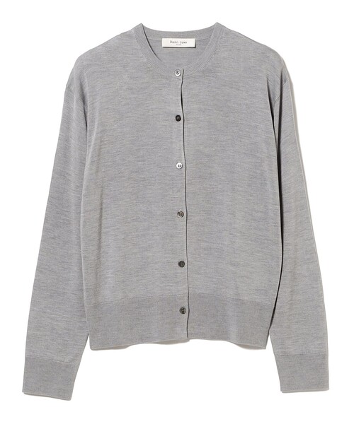 Demi-Luxe BEAMS(デミルクス ビームス)の「シルク クルーネック カーディガン(ニット/セーター・レディース・ネイビー/グレー・ONE SIZE)」の11枚目の写真