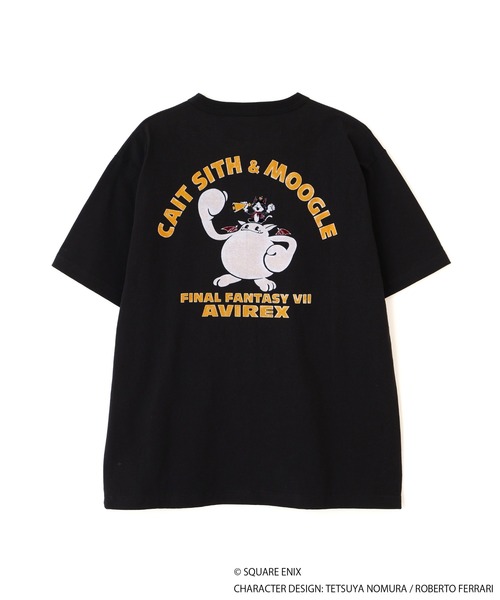 AVIREX(アヴィレックス)の「《AVIREX × FINAL FANTASY VII REMAKE》CREW NECK T-SHIRT "Cait Sith & MOOGLE" / クルーネック半袖Tシャツ ケットシー アンド モーグリ / アヴィレックス(Tシャツ/カットソー・メンズ・ブラウン/ブラック・MEDIUM/LARGE/X-LARGE/XX-LARGE)」の12枚目の写真