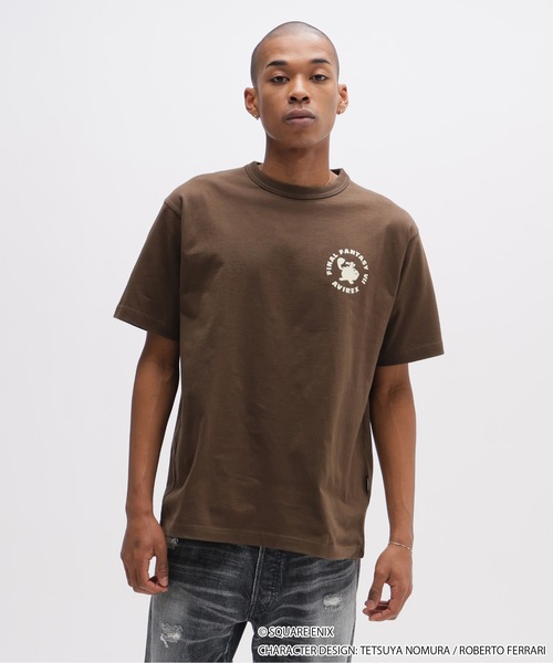 AVIREX × FINAL FANTASY VII REMAKE》CREW NECK T-SHIRT 'Cait Sith