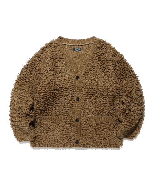 LOOP SWEATER CARDIGAN — коричневый (NG2EFUK681A)