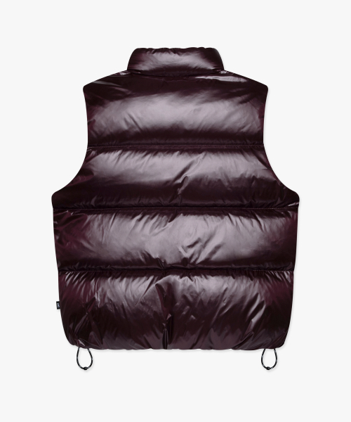 LMCの「OG GLOSSY PUFFER DUCK DOWN VEST burgundy(ダウンベスト・レディース・その他・S/M/L/XL)」の3枚目の写真