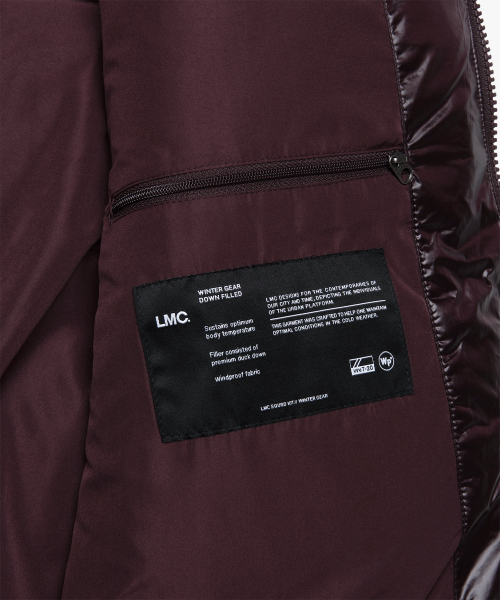 LMCの「OG GLOSSY PUFFER DUCK DOWN VEST burgundy(ダウンベスト・レディース・その他・S/M/L/XL)」の9枚目の写真