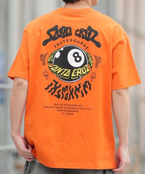 SANTA CRUZ(サンタクルーズ)の「SANTA CRUZ/サンタクルーズ メンズ 半袖 Tシャツ バックプリント 8BALL PLANET S/S TEE ムラサキ限定 502262403(Tシャツ/カットソー・メンズ・ホワイト/ブラック/オレンジ・XL/M/L)」の3枚目の写真