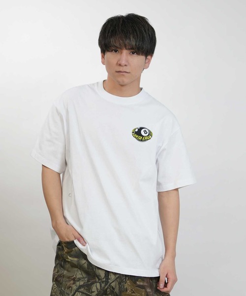 SANTA CRUZ(サンタクルーズ)の「SANTA CRUZ/サンタクルーズ メンズ 半袖 Tシャツ バックプリント 8BALL PLANET S/S TEE ムラサキ限定 502262403(Tシャツ/カットソー・メンズ・ホワイト/ブラック/オレンジ・XL/M/L)」の4枚目の写真