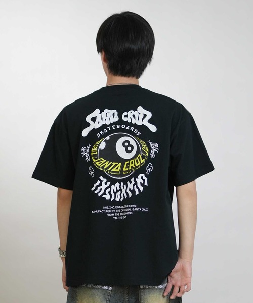 SANTA CRUZ(サンタクルーズ)の「SANTA CRUZ/サンタクルーズ メンズ 半袖 Tシャツ バックプリント 8BALL PLANET S/S TEE ムラサキ限定 502262403(Tシャツ/カットソー・メンズ・ホワイト/ブラック/オレンジ・XL/M/L)」の10枚目の写真