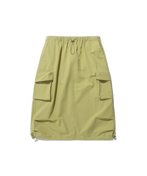 NICE GHOST CLUB(ナイスゴーストクラブ)の「PARACHUTE MIDI SKIRT_YELLOW(NG2ESUPA90A)(スカート・レディース・その他・S/M)」の1枚目の写真