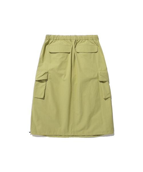 NICE GHOST CLUB(ナイスゴーストクラブ)の「PARACHUTE MIDI SKIRT_YELLOW(NG2ESUPA90A)(スカート・レディース・その他・S/M)」の2枚目の写真