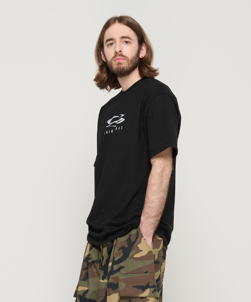 CARGOBROS(カーゴブロス)の「サークルロゴオーバー半袖Tシャツ(ブラック)(Tシャツ/カットソー・メンズ・その他・S/M/L/2XL/XL)」の2枚目の写真