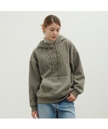 Boucle Logo Hoodie Sweatshirt _Khaki