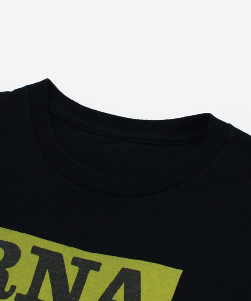 RNA(アールエヌエー)の「M2621 カットアップタイポプリントT(Tシャツ/カットソー・レディース・ホワイト/ブラック/ライトブルー・MEDIUM)」の14枚目の写真