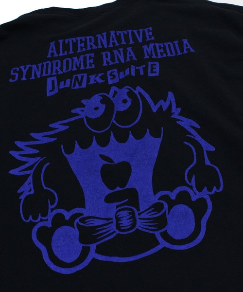 RNA(アールエヌエー)の「M2621 カットアップタイポプリントT(Tシャツ/カットソー・レディース・ホワイト/ブラック/ライトブルー・MEDIUM)」の19枚目の写真
