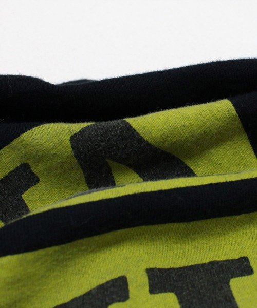 RNA(アールエヌエー)の「M2621 カットアップタイポプリントT(Tシャツ/カットソー・レディース・ホワイト/ブラック/ライトブルー・MEDIUM)」の9枚目の写真