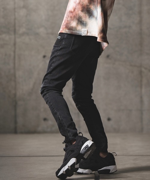 GLIMCLAP（グリムクラップ）の「デニムパンツ（デニムパンツ・メンズ・ブラック・S）」の3枚目の写真