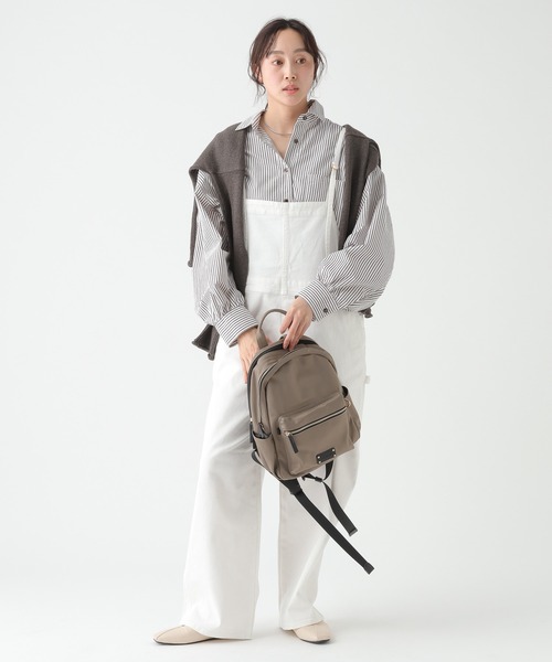 Elura（エルーラ）の「大人カラーデニムサロペット/645465（サロペット/オーバーオール・レディース・ブルー/ホワイト・FREE）」の5枚目の写真