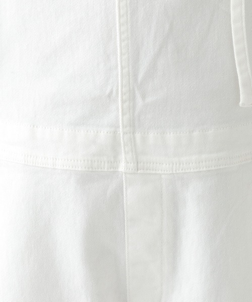 Elura（エルーラ）の「大人カラーデニムサロペット/645465（サロペット/オーバーオール・レディース・ブルー/ホワイト・FREE）」の19枚目の写真