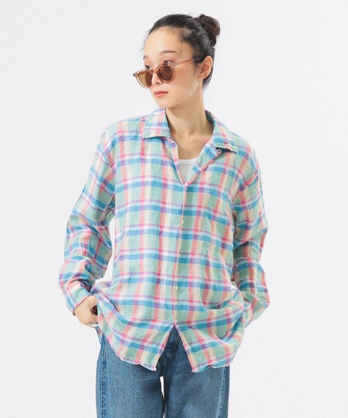INDIVIDUALIZED SHIRTS(インディビジュアライズドシャツ)の「【別注】INDIVIDUALIZED SHIRTS / オープン カラー シャツ<イージーケア>(シャツ/ブラウス・レディース・その他1/その他・ONE SIZE)」の18枚目の写真