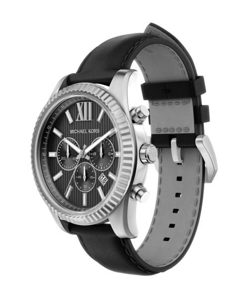 MICHAEL KORS(マイケルコース)の「マイケル・コース 腕時計 メンズ アナログ レザー MK9256(アナログ腕時計・メンズ・ブラック・FREE)」の7枚目の写真