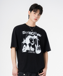 コメディガール オーバーサイズ 半袖Tシャツ ブラック