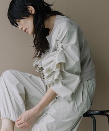 MARECHAL TERRE（マルシャルテル）の「ラッフルスリーブトップス（シャツ/ブラウス）」