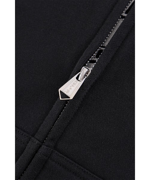 SUPPLIER（サプライヤー）の「ジップフーディ｜Black x Pink Cross Zip Hoodie V2｜SUPPLIER（パーカー・メンズ・ブラック・SMALL/MEDIUM/LARGE/X-LARGE/XX-LARGE）」の7枚目の写真