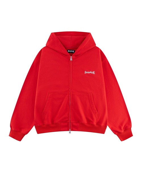 セール】ジップフーディ｜Cross Zip Hoodie V2｜SUPPLIER（パーカー