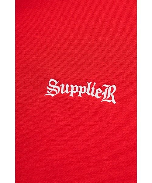 SUPPLIER(サプライヤー)の「ジップフーディ|Cross Zip Hoodie V2|SUPPLIER(パーカー・メンズ・ブラック/レッド・SMALL/MEDIUM/LARGE/X-LARGE/XX-LARGE)」の12枚目の写真