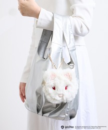 FLAPPER（フラッパー）の「FLAPPER フラッパー:ハリー・ポッター イタチドラコフェイス 　キーチャームポーチ（キーケース/キーアクセサリー）」