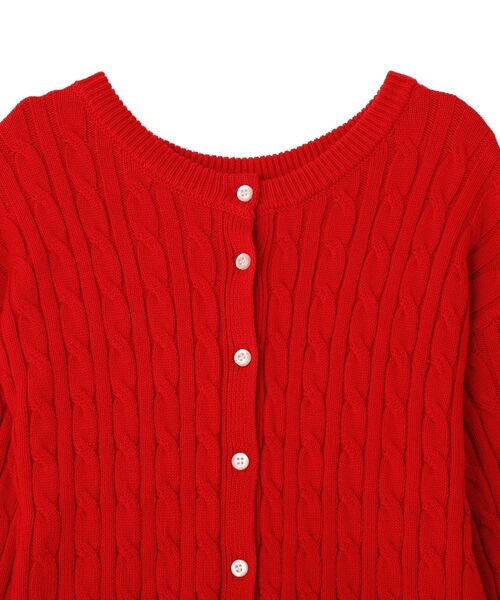 AMERICAN HOLIC(アメリカンホリック)の「ケーブルニットカーディガン(カーディガン/ボレロ・レディース・グリーン/レッド/ネイビー/ブルー・M/L)」の14枚目の写真